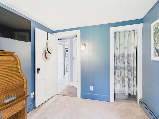 203 Old Rte 940, Pocono Pines, PA 18350 - unfurnished bedroom with a baseboard heating unit