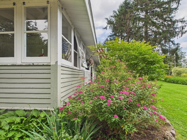 203 Old Rte 940, Pocono Pines, PA 18350 - view of home's exterior with a lawn