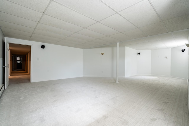 901 Meyer Rd, Nazareth, PA 18064 - carpeted empty room with a paneled ceiling and baseboards
