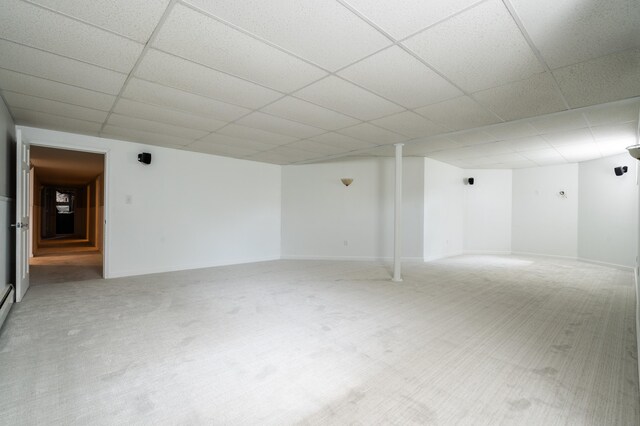 901 Meyer Rd, Nazareth, PA 18064 - carpeted empty room with a paneled ceiling and baseboards