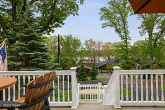 7 Shore Line Dr, Lakeville, PA 18438 - view of wooden deck