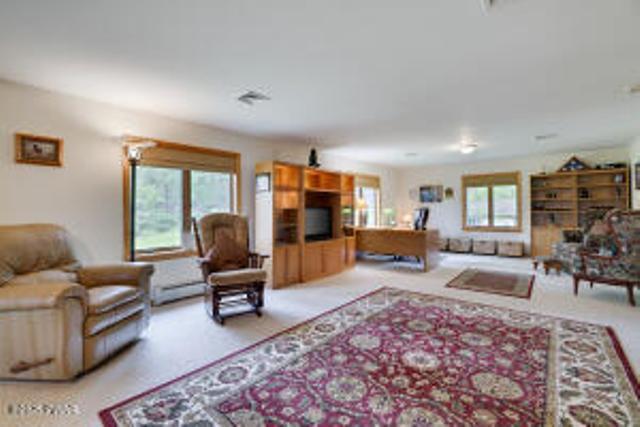 7 Shore Line Dr, Lakeville, PA 18438 - living area featuring carpet floors