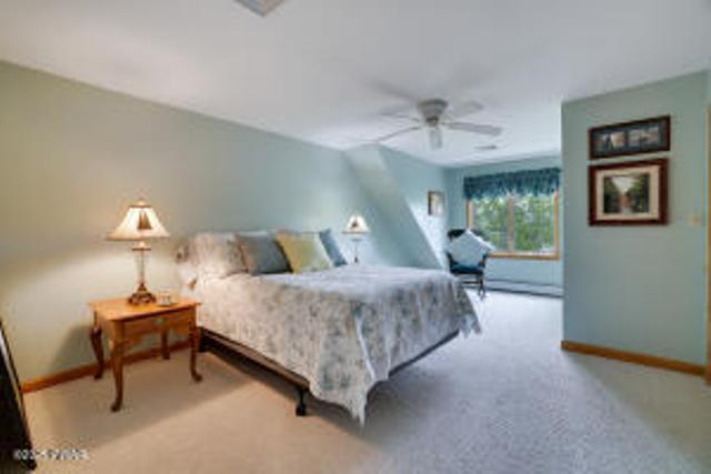 7 Shore Line Dr, Lakeville, PA 18438 - bedroom featuring baseboards and light colored carpet