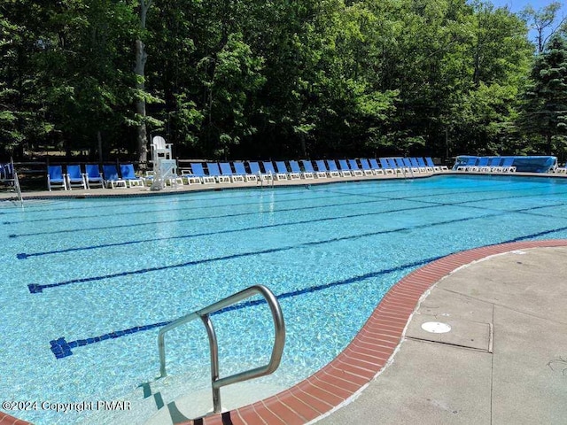 view of pool