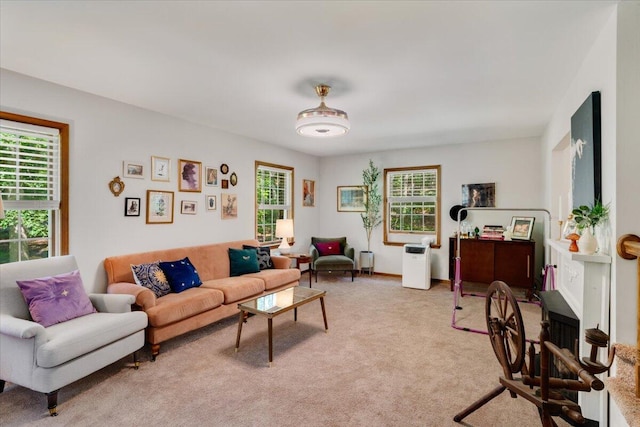 114 Gregory Ct, Stroudsburg, PA 18360 - living area featuring light colored carpet