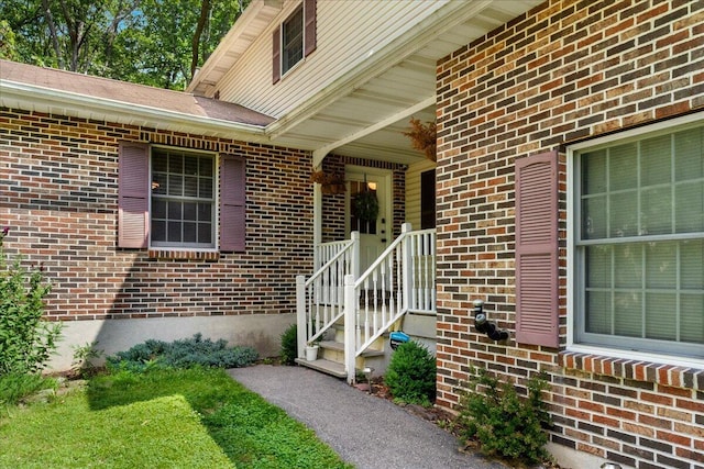 114 Gregory Ct, Stroudsburg, PA 18360 - entrance to property with brick siding