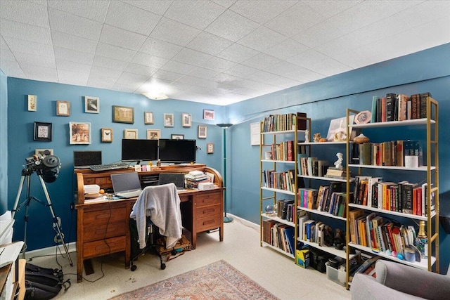 114 Gregory Ct, Stroudsburg, PA 18360 - carpeted home office featuring baseboards