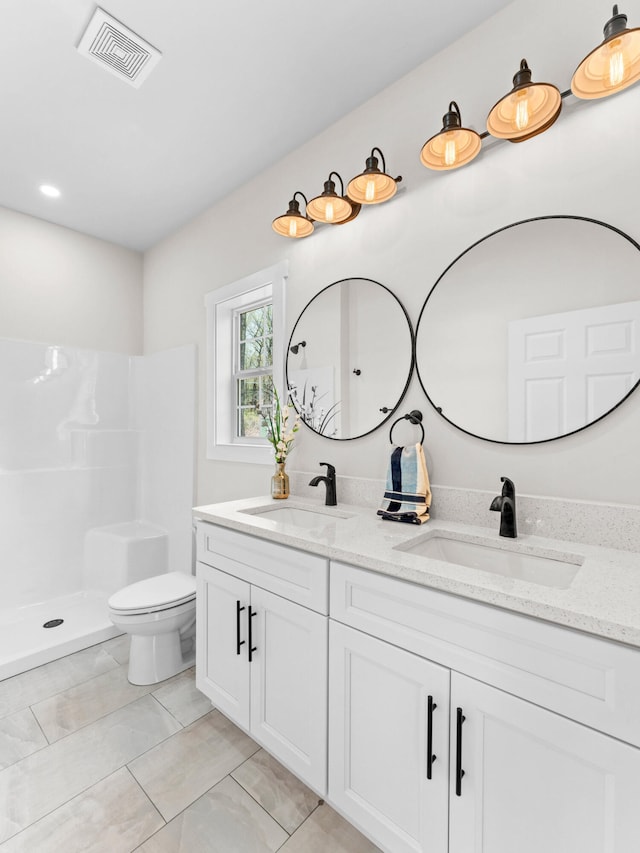 26 Susquehanna Dr, Jim Thorpe, PA 18229 - full bath featuring double vanity and a shower