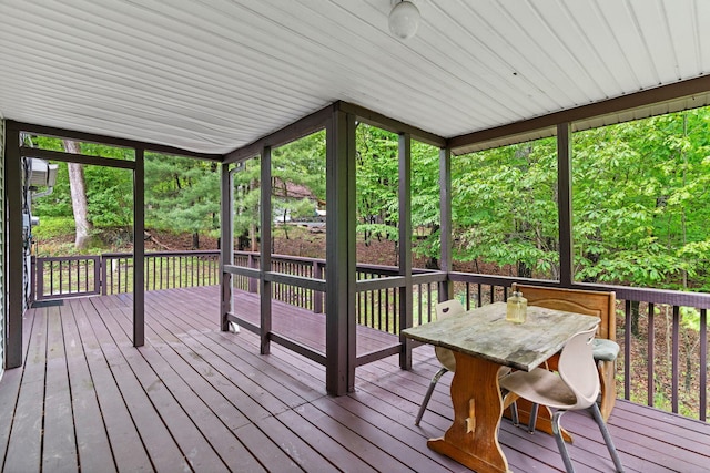 1221 Alder Rd, East Stroudsburg, PA 18302 - wooden deck with outdoor dining space