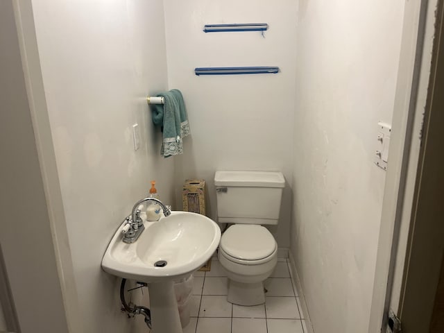 122 Savage Trl, East Stroudsburg, PA 18301 - half bath with tile patterned floors and toilet
