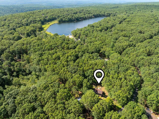 130 Ruffed Grouse Rd, Bushkill, PA 18324 - view of property location featuring a heavily wooded area and a nearby body of water