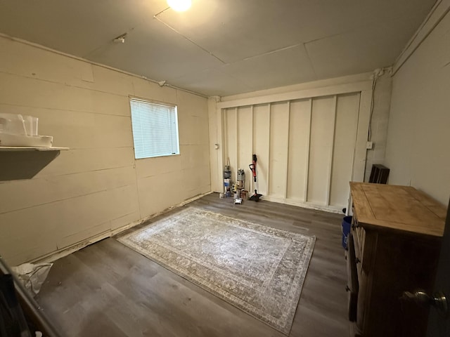 1827 Stag Run, Pocono Lake, PA 18347 - basement featuring dark wood-type flooring