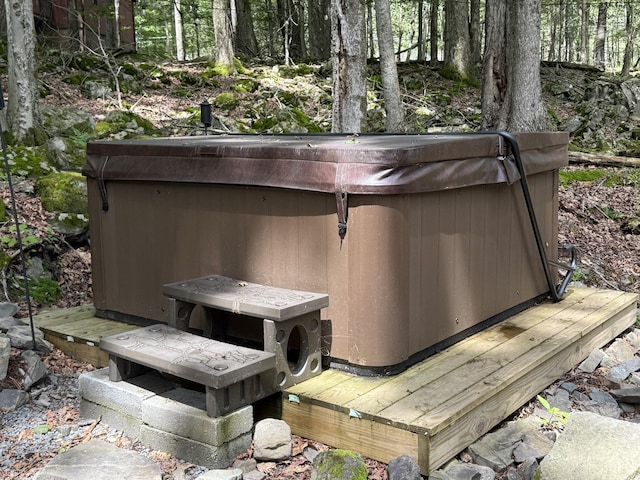 1827 Stag Run, Pocono Lake, PA 18347 - exterior view of a jacuzzi