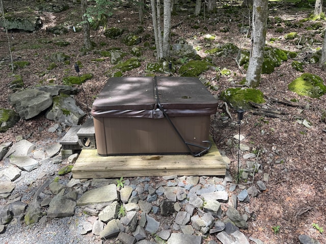 1827 Stag Run, Pocono Lake, PA 18347 - exterior view of a jacuzzi