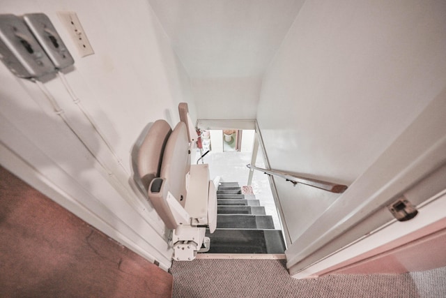 60 Maple Dr, Palmerton, PA 18071 - staircase with carpet