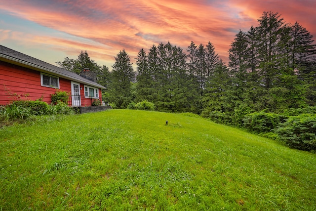 60 Maple Dr, Palmerton, PA 18071 - view of yard at dusk