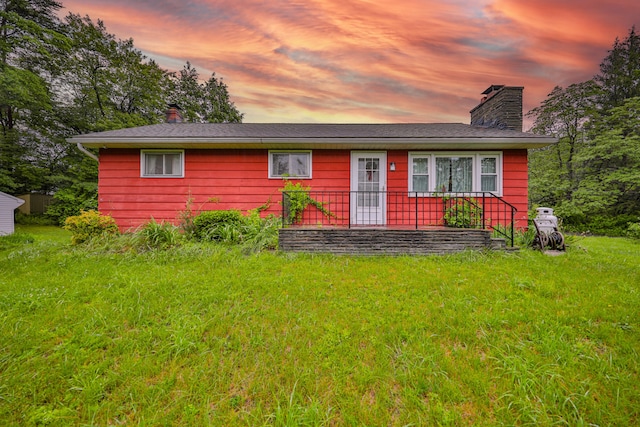 60 Maple Dr, Palmerton, PA 18071 - view of front facade featuring a chimney