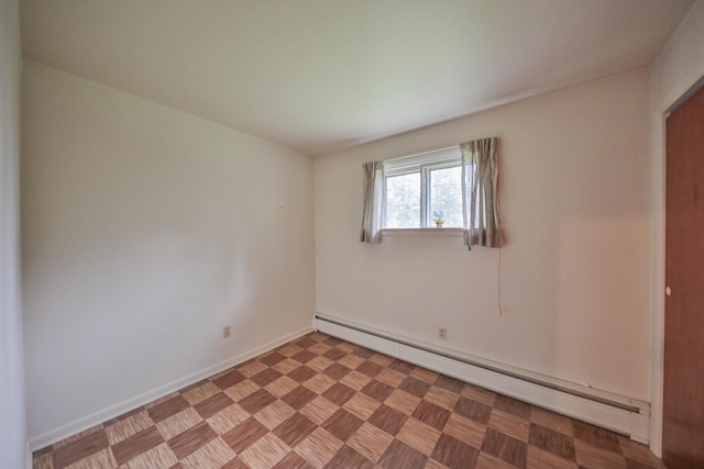 60 Maple Dr, Palmerton, PA 18071 - unfurnished room with a baseboard radiator and baseboards