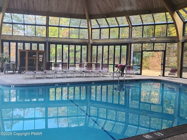 pool featuring a patio