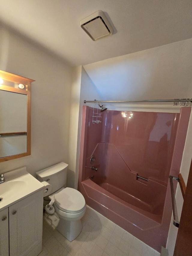 3221 Windermere Dr, Bushkill, PA 18324 - full bathroom featuring shower / washtub combination and vanity