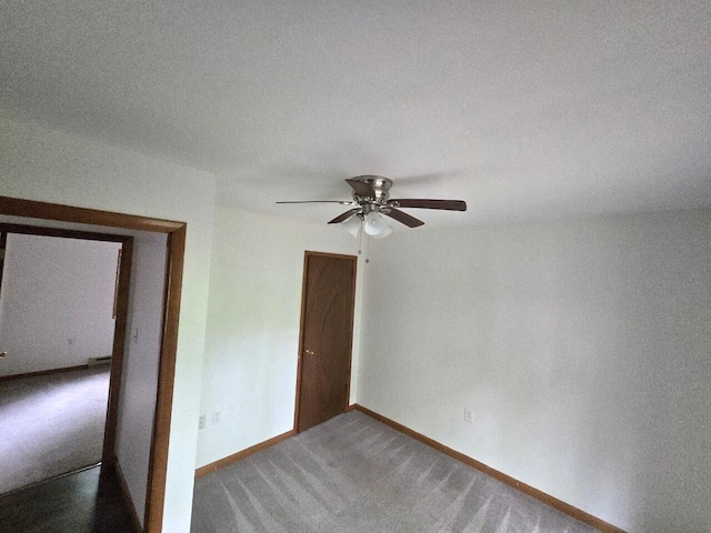 3221 Windermere Dr, Bushkill, PA 18324 - unfurnished bedroom featuring carpet flooring and ceiling fan