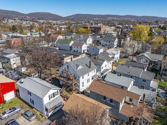 853 Lords Ct, Scranton, PA 18509 - birds eye view of property featuring a residential view and a mountain view