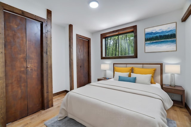 8210 Pine Grove Dr, East Stroudsburg, PA 18301 - bedroom with light wood-style flooring and baseboards