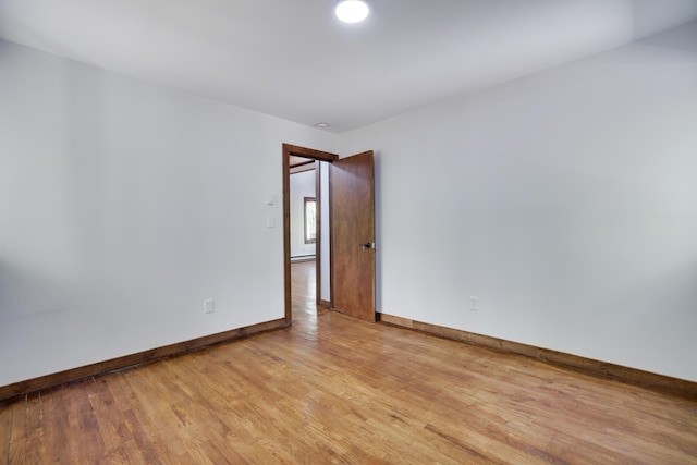 8210 Pine Grove Dr, East Stroudsburg, PA 18301 - spare room with baseboards and light wood finished floors