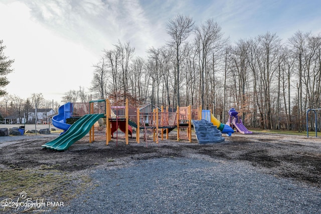 view of communal playground