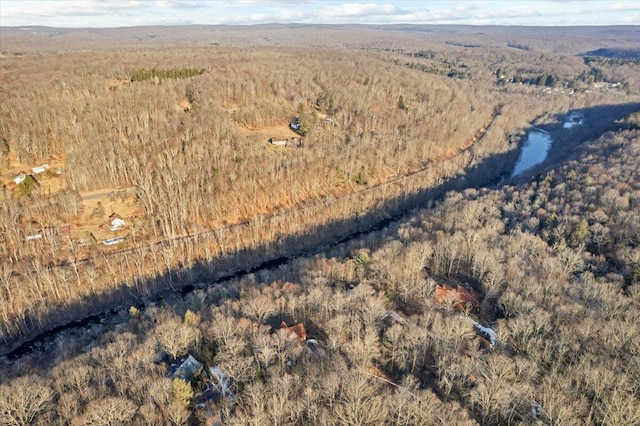 aerial view with a view of trees