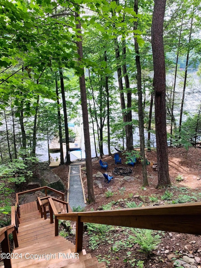 133 N Eastwood Dr, Greentown, PA 18426 - view of wooden deck