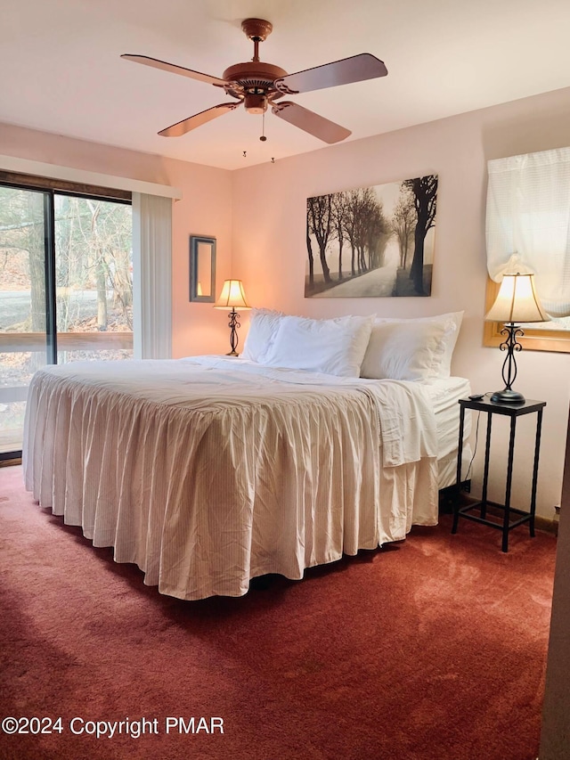 133 N Eastwood Dr, Greentown, PA 18426 - carpeted bedroom featuring access to outside