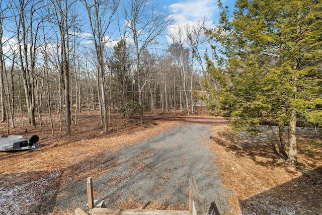 view of road