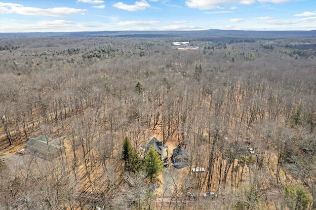 aerial view with a view of trees