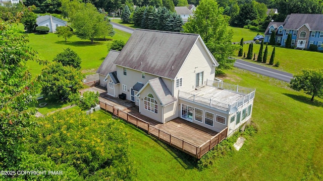2247 Reo Dr, Effort, PA 18330 - view from above of property with a tree filled landscape