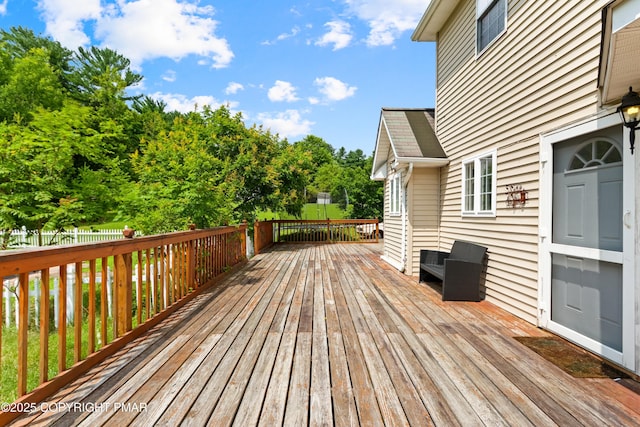 2247 Reo Dr, Effort, PA 18330 - view of deck