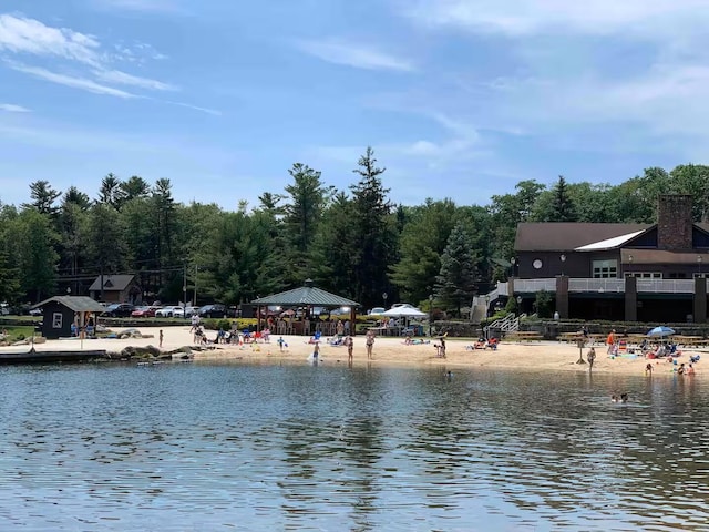 65 Maplewood Rd, Lake Harmony, PA 18624 - water view featuring a gazebo