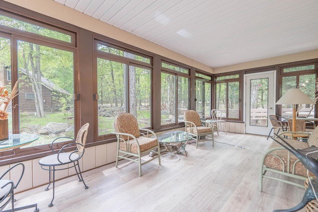 65 Maplewood Rd, Lake Harmony, PA 18624 - sunroom / solarium featuring wood finished floors