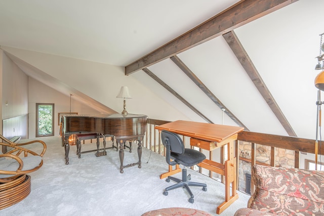 65 Maplewood Rd, Lake Harmony, PA 18624 - home office with carpet floors