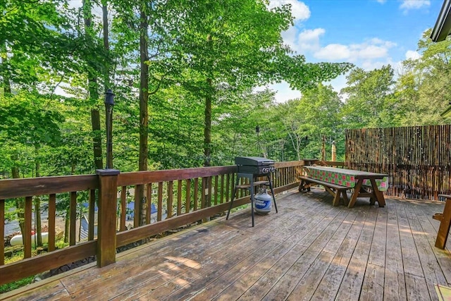 view of deck