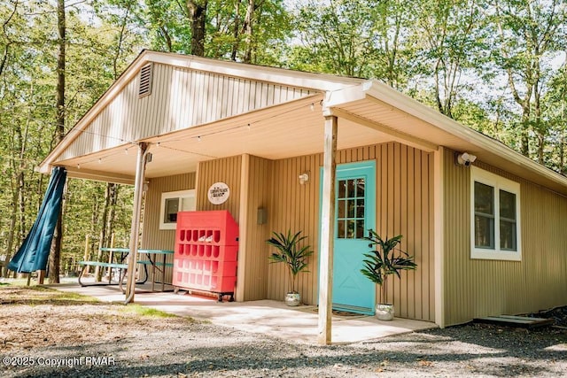 view of outbuilding