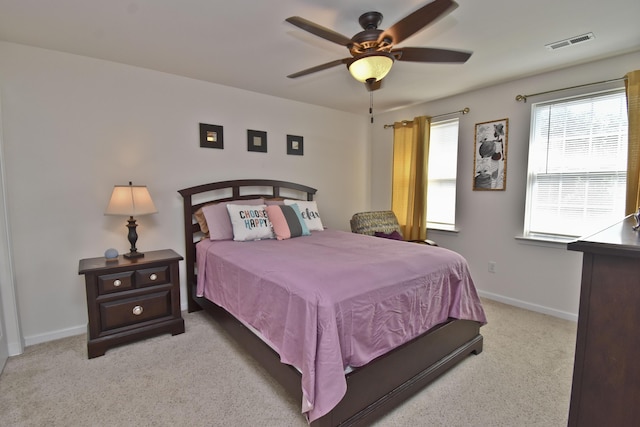 1785 Big Ridge Dr, East Stroudsburg, PA 18302 - carpeted bedroom with baseboards and ceiling fan