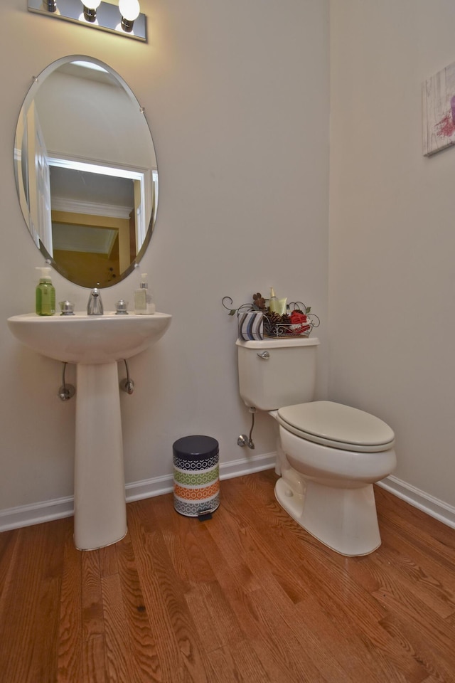1785 Big Ridge Dr, East Stroudsburg, PA 18302 - half bath featuring wood finished floors and toilet