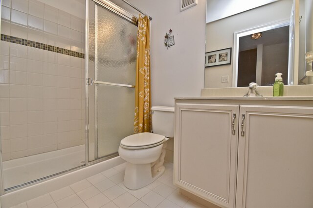 1785 Big Ridge Dr, East Stroudsburg, PA 18302 - full bathroom with a stall shower, tile patterned flooring, and vanity
