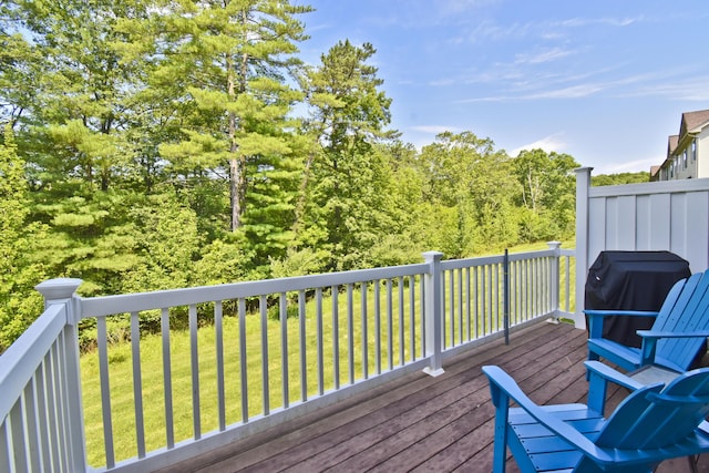 1785 Big Ridge Dr, East Stroudsburg, PA 18302 - wooden terrace featuring a lawn