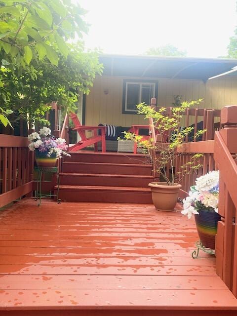 1293 Winding Way, Tobyhanna, PA 18466 - view of wooden terrace