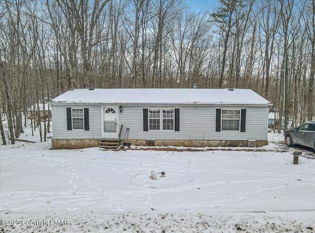 view of manufactured / mobile home