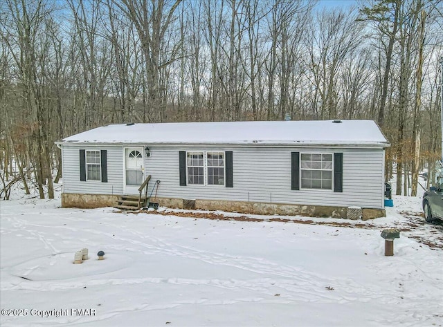 view of manufactured / mobile home