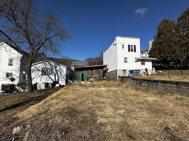 view of rear view of property