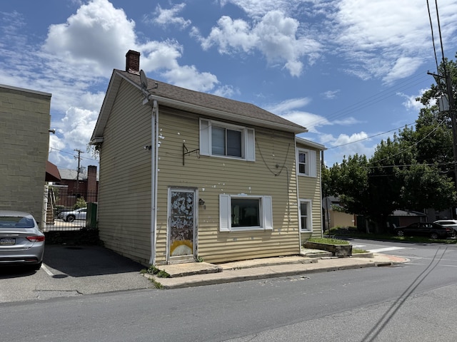 5 S 9th St, Stroudsburg, PA 18360 - view of front of property featuring a chimney